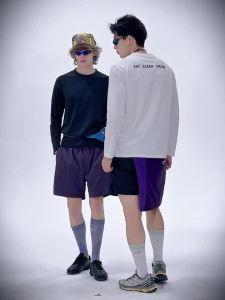 Veidoorn | Veidoorn Minimalist Men Long‑Sleeve Sports T‑Shirt Solid Simple Design Breathable Casual Athletic Top for Workout Daily Wear