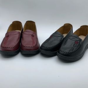 QINGSHUI Sepatu kulit kasual. Flat Slip-on Wanita. Sepatu Malas. Sepatu Jalan Kasual Wanita. Sepatu Kantor Sepatu Kerja.sepatu wanita terbaru