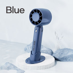 MIni Cute Handheld Fan USB Charging Portable Cooling Handy Hand-Held Fans 2000m Ah Adjustable Quiet Fan with Mobile Phone Holder