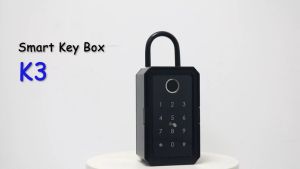Key Storage Box Fingerprint Password App Tuya Security Boxes Lock Boxes Padlock Key Lockbox For Keys and ID Cards