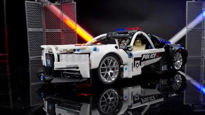 NO1032 Mainan Blok Bangunan Rakitan Mobil Bahan ABS/Model Blok Bangunan Mobil Sport Pullback Mainan Anak Laki-laki Rakitan Mobil