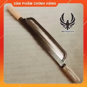 Dao thái thân chuối hai cán gỗ 2 tay cầm loại bản to thép tốt siêu sắc và siêu bền