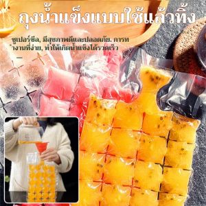 ถุงน้ำแข็งแบบใช้แล้วทิ้ง ถุงน้ำแข็งกริดเล็ก ถุงน้ำแข็งผลไม้เมืองร้อน ถุงทำความเย็น อุปกรณ์ทำอาหารในครัว ถาดน้ำแข็ง