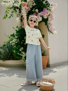 XIANGYING | Summer New Leisure Style Girls Denim Pants