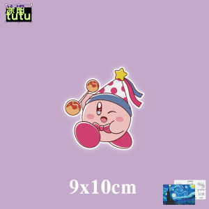 Star Kirby Anime Decal Sticker Car Personalized Creative Electric Vehicle Motorcycle Reflective Decal Scratch Cover