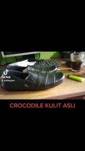 FREE BOX MARVELS Sepatu Casual Slip On Loafers KULIT 100% Bostong Murah