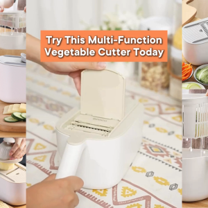 [SG InStock] ECOCO Multifunctional Vegetable Cutter 多功能切菜機 - Multi-function Cutting Slice Machine 多功能切片機