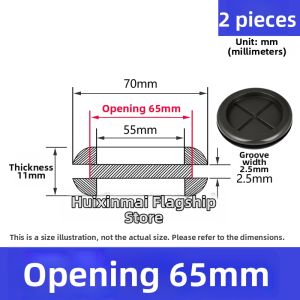 Round & Cross-shaped Cable Grommet Protector