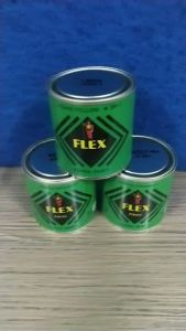สี Flex ตราทหาร น้ํายาลงลักปิดทอง เป็นสีน้ํามันแอลคีด (Alkyd) ชนิดเงา ใช้เป็นสีทารองพื้น เหมาะสําหรับงานปิดทองคําเปลว ทุกสภาพผิว