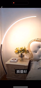 โคมไฟตั้งพื้น LED แบบเรียบง่าย สร้างสรรค์ สำหรับห้องนั่งเล่น ห้องนอน โคมไฟตกแต่งตกปลา โคมไฟเปียโน