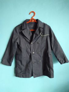 coat 2in1 anak/jaket 2in1anak rompi ada kancing bisa lepas pasang usia 4-5tahun (preloved)