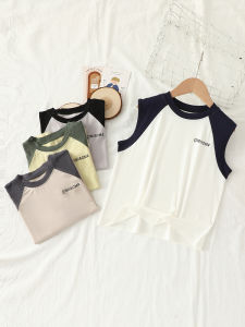 Childrens Modal Sleeveless Vest Thin Basketball Hurdles Summer Casual Top for Boys And Girls in Various Ages