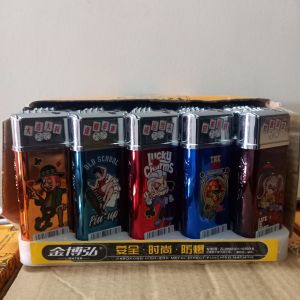 Bật Lửa Hộp Quẹt Khò Tia Xanh JR-8032 Vỏ Kim Loại  Chống Gió Cực Tốt