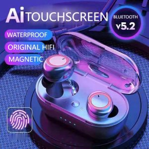 🎧【Readystock】 + FREE Shipping 🎧 Y50 Bluetooth Earphones Tws In Ear Bluetooth 50 Running Sports Stereo Buttons With Microphone Wireless Headphones