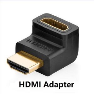 UGreenHD Right Angle Adapter 90 Degree 1.4 HDMI-Compatible Interface Turning Head for Enhanced Cable Management