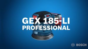 BOSCH GEX 185-LI - PENGGOSOK ORBIT BATERI / CORDLESS RANDOM ORBIT SANDER