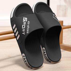Large Size Mens Sandals Summer Outdoor Wear Anti-slip Thick Bottom Wear-resistant Flat Slippers Sport Style Casual Slippers