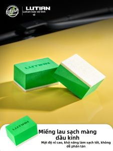 LUTIAN | Glass Oil Remover Window Cleaner Wool-like Felt