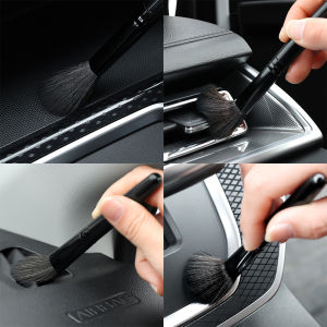 2pcs Ultra-Soft Detailing Brush Super Soft Auto Interior Detail Brush with Synthetic Bristles Car Dash Duster Brush Dust Remove Tools