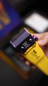 WMARK NG 8004+NG 8204 Electric Hair Clipper 9000 RPM Purple Gradient Blades Wireless Charging Salon-grade Trimmer