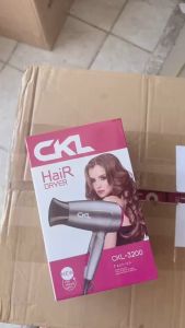 ไดร์เป่าผมพับเก็บได้ รุ่น CKL-3200 Power:1500-1700W งานมาตรฐานมี มอก. น้ำหนักเบาจับถนัดมือ