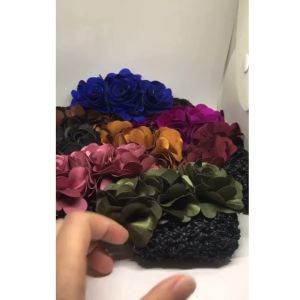 Kẹp búi tóc lưới bông thời trang công sở nhà hàng