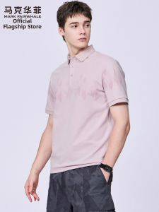 Mark Fairwhale | Gradient Embroidery Mens Polo Shirt