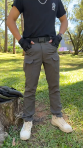 Mens Cargo Pants Ripstop Water Resistant Hiking Cargo Pants Outdoor Multi Pockets Tactical Waterproof Overalls With Six Pockets For Work and Training Best Fit For Men loose