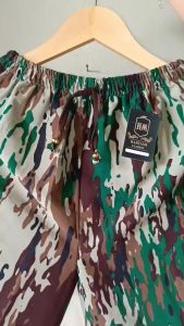 CELANA KOLOR PENDEK MOTIF LORENG HOTPANTS  WANITA DEWASA