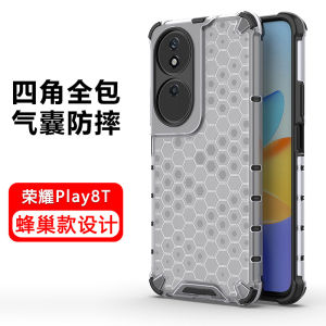BaoHuan Honor Play8T Phone Case New Style Quad Corner Airbag Full Lens Protection Transparent Silicone Shockproof Protective Cover for Men And Women