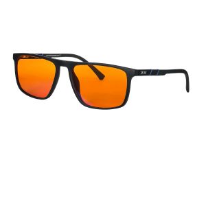 SHINU | SHINU Red Lens Anti Blue Light Glasses Protect Eyes From Digital Screens Orange Lens Glasses for Working Computer Gaming Glasses