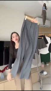 Quần ống rộng nữ phối được nhiều kiểu Quần suông ống rộng chất đẹp mềm mịn mát-HLS- Mã 6340