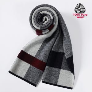 Warm Gift Winter Scarf Pure Wool