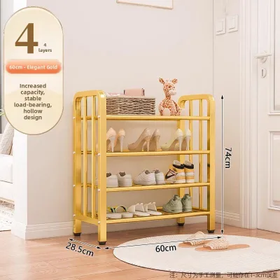 Large Capacity Metal Shoe Rack Iron Art Doorway Multi-layer Home Outdoor Storage Shelf for Sports Shoes And High Heels