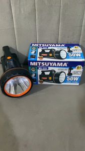 Mitsuyama Senter Tangan Emergency 2in1 MS-1221 50W 15LED SMD Cahaya Putih Rechargeable 8 Hours