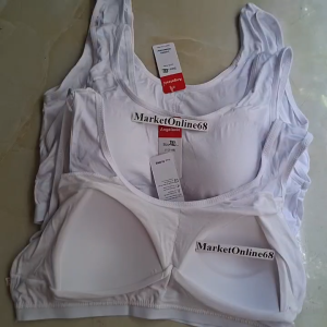 2 Áo Lót Lá Bra Mút Liền Cotton Thoáng Mát Bé Gái Học Sinh MarketOnline68 026ANG