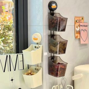 Suction Cup Kitchen Storage Rack