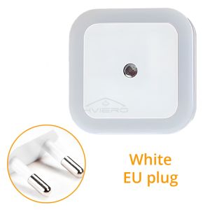 Human Body Motion Sensor LED Night Light Plug-in Type Smart Wall Lamp Energy Saving Auto Induction Lamp For WC Toilet Bedroom Ha