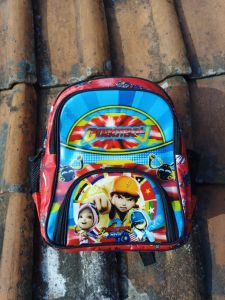 Tas Ransel sekolah paud TK SD karakter Spiderman boboboy murah kekinian