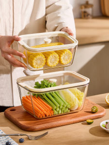 YYIEDERNG | Food Grade Refrigerator Borosilicate Glass Food Storage Container