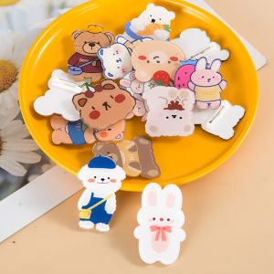 5 Pcs 10Pcs Korean Cute Cute Brooch Bear Badge Acrylic Bag Pendant Daily Clothing Bag Matching