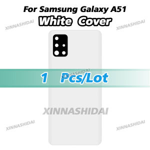 New for Samsung Galaxy A51 2020 (A51 4G A515/A515F) Middle Frame Back Cover & Battery Case with Camera Lens - Repair Parts