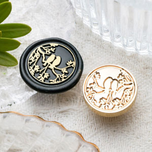 น่ารัก/การ์ตูน/สัตว์ WAX Seal แสตมป์VINTAGE CRAFT ซีลแสตมป์สําหรับการ์ดซองคําเชิญงานแต่งงานของขวัญบรรจุภัณฑ์