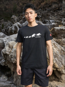 Celebrity Match Stretch Printed Mens Outdoor T-Shirt