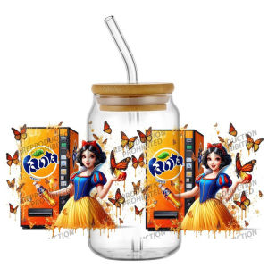 40 Design Fanta Drink Vending Machine 16oz UV DTF 3D Phone Sticker Decals Wraps Glass Can Cups Creative Craft DIY Gifts