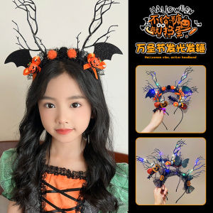 เรืองแสงฮาโลวีน Headwear เด็ก Hairband ตลก กิ๊บติดผม Little เด็กผู้หญิง แถบคาดศีรษะเทศกาล Performance Party Cos Props