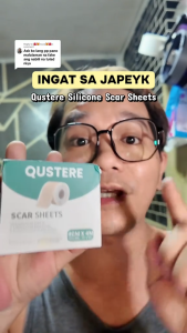 QUSTERE Silicone Scar Sheets — For New & Old Scars | Reusable Scar Strips | Suitable for All Skin Types