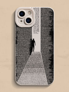 Creative Personalized Silicone Phone Case for iPhone 17/16/15/14/13/12/11/X/XR/8P/7/6S Artistic Protection Cover for Men And Women