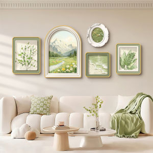 French Cream Style Living Room Decor Wall Art for Sofa Background