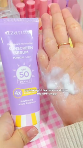 Azarine Pink Sweet Sunscreen SPF50 PA++++ Moisturizer - Sunblock Tubuh Formula Serum 100ml XX417